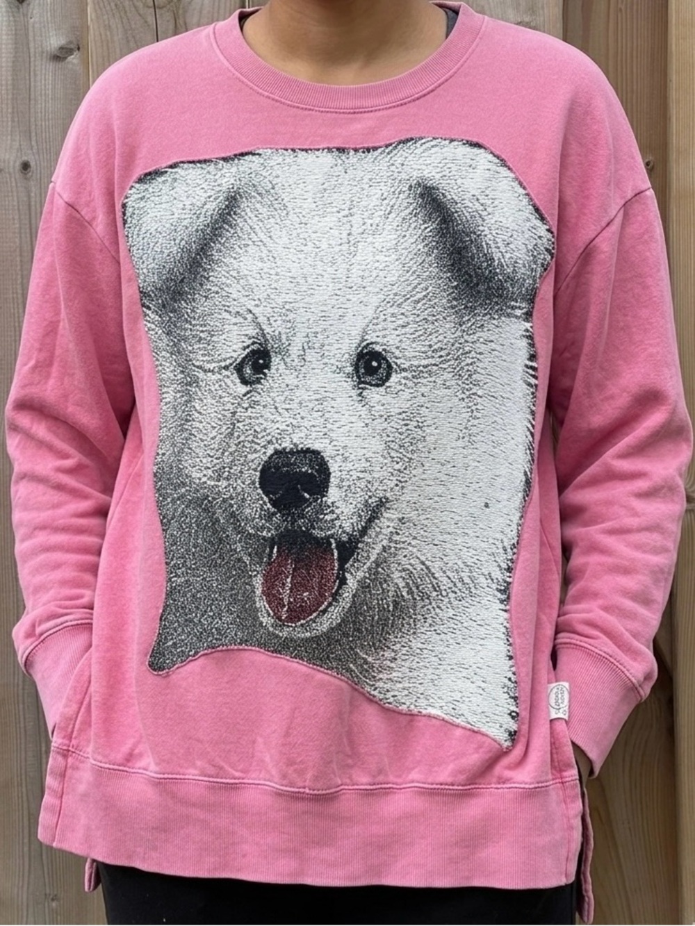 AUDIE’S ODDITIES One-of-a-Kind Upcycled Dog Tapestry Tunic Sweatshirt - Sz. XL
